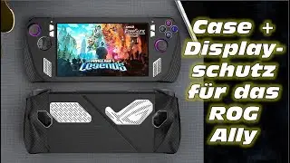 Case + Displayschutzfolie f&uuml;r das ASUS ROG Ally | TPU Bumper | H&uuml;lle