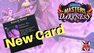 ⭐ NEW CARD⭐ Minion Masters &bull; Charging into Darkness &bull; Sugilite Shield