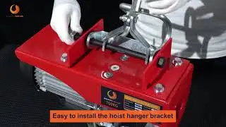 BEAMNOVA Electric Hoist Hanger Hanging Bracket Installation Kit Hook Assembly for PA400 to PA800