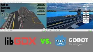 Godot GLES3 vs. libGDX - FINAL GAME - side by side comparison