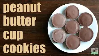 peanut butter cup cookies Something Vegan