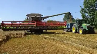 Harvest 2021 - Combining Oats with Claas Lexion 780 & John Deeres