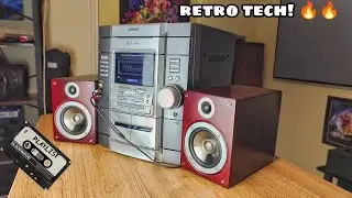 SONY MHC-RG55 powering PHILLIPS MCM770!! #RetroTech