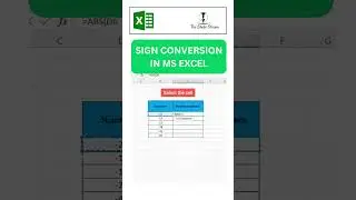 How to convert negative values to positive values using excel #shortsvideo #microsoftexcel