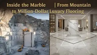 Inside the Marble Quarry | From Mountain to Million-Dollar Luxury Flooring