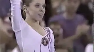 Tatiana Lysenko OWNS THE BEAM to win the Olympic Gold Medal in 1992