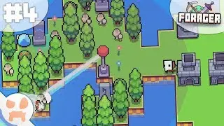 AUTO MINING BEACON! | Forager Lets Play Ep 4 - New Indie Survival Game