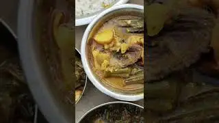 bhata saga tarkari khata dala bhendi tarkari #####👌👌👌