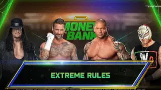 WWE 2K25 Cm Punk Vs Batista Vs Rey Mysterio Vs Undertaker Fatal Four Way Match