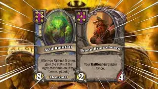 INFINITE GREEN?! | Hearthstone Battlegrounds