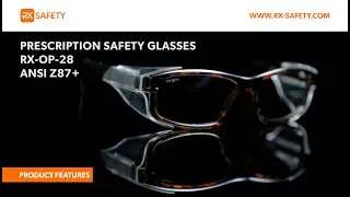 Prescription Safety Glasses RX-OP-28 | ANSI Z87 and EN 166 | RX Safety