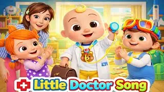 Little Doctor Song 👶🩺 | Kids Doctor Rhyme | Head Shoulders Knees & Toes | Fun Kids Song