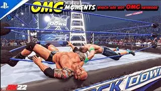 wwe2k22|🔥TOP OMG MOMENT🔥destroy all TABLES /CHAIRS\LADDER\COMMENTRY TABLE