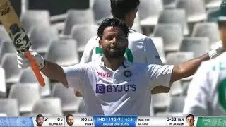 Rishabh Pant Not Out 100 Today vs South Africa | Rishabh Pant Century | India vs South Africa