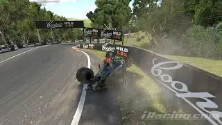 iRacing Mercedes W12 Realistic F1 Monumental Crash At Bathurst! (Brake Failure)