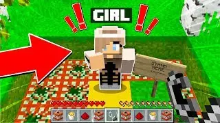 TROLLING AN E-GIRL IN MINECRAFT! - Minecraft Skyblock