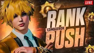 🛑 [V4.2 PUBG CONQUER PUSH GAMPLAY LIVE 🛑 | PUBG MOBILE | IPHONE 16 PRO MAX
