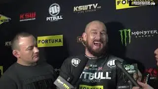 Philip De Fries after fight with Michał Kita on KSW 57