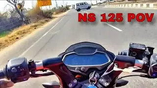 Bajaj Pulsar ns 125 pov ride video #ns125 #viral #ns200 