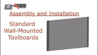 Installing Standard Wall Mounted PAC TRAC Toolboards