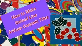 How to Make Raised Line Artisan Ceramic Tiles