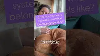 Nothing to be fixed, just belonging 💜 #traumahealing #pets #servicedog