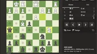 Chess game on 1/29/2026 on chess.com