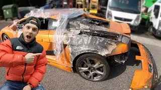 Rebuilding a Fire Damaged  Lamborghini That No One Wanted to Buy!