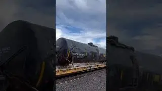 A northbound BNSF train Carrie&rsquo;s busted tank cars!