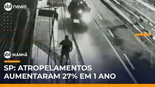 Caminhos fatais: Uma pessoa morre no tr&acirc;nsito a cada 3 horas em SP | #SBTManh&atilde;