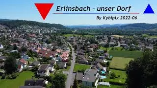 Drohnenflug &uuml;ber Erlinsbach - vom Gemeindeschopf bis zum Chilbig - 2022-06