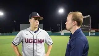 UConn Baseball Mike Woodworth, Texas State, March 8, 2019
