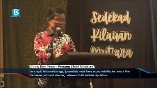 Journalists with integrity not merely news writers - Chow