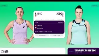 Bencic Vs Noskova | WTA Japan Open 2025 LIVE FINALS | Live Score & Match Updates