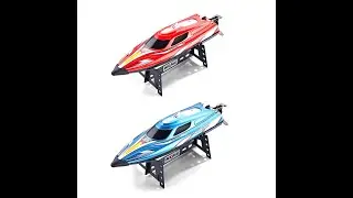 HJ823 25KM Waterproof Anti Collision Overturning Remote Control Electric Yacht LED Lights RC Speed B