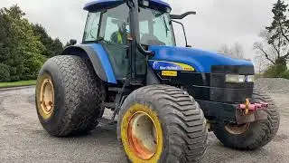 2003 New Holland TM140 Tractor (F2145) Driving