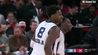 Jaren Jackson Jr. - 17 Points, 1 Assist, 7 Rebounds vs Rockets - 2025-26 Regular Season