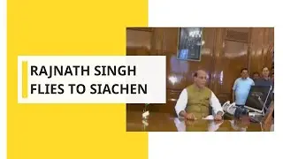 Defence Minister Rajnath Singh flies to Siachen
