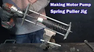 Creative Welder Making Motor Pump Spring Puller Jig - Craft Tips and Tricks