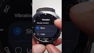 Customize Vibration on Samsung Galaxy Watch 8 Classic! #samsung #galaxywatch8 #galaxywatch8classic