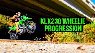 The Road Pirate Diaries - Klx230 Wheelie Progression 