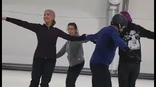 David's first choreography! #synchronizedskating