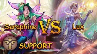 Seraphine vs Lux | Support | Full game | League of Legends - patch 13.22