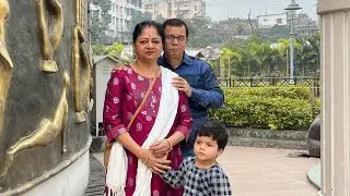 A beautiful day with maa deuta and Khyati / Jimli Mumbai jua karone Khyatiye khub kandisile