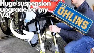 Huge Ohlins upgrade for my 2023 Panigale V4!
