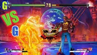 Street Fighter V G vs G GamePlay June 2022. SF Five CE G fight G. Costumes of Street Fighter G.