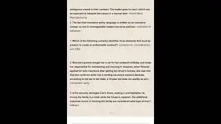 Florida Claims Adjuster Exam 2023 Questions and Answers Verified Answers3510