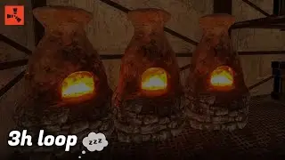 [3H] Rust Furnace Ambience Loop ~ Relaxing Background Sounds for Study or Sleep