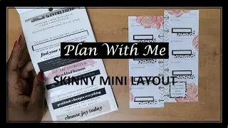 Plan With Me // Skinny Mini Layout (31.08.20 - 04.09.20)