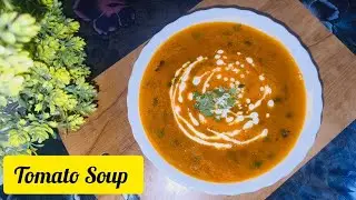 Tomato Soup 👌🏻🤤 // how to make tomato soup 😋
